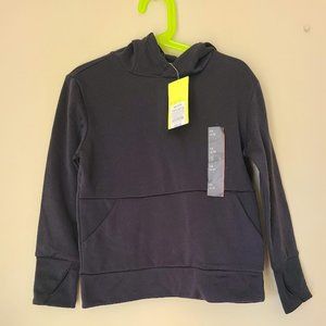 All in Motion Boy' Tech Fleece Hooded Sweatshirt, Black, Size XS(4/5)